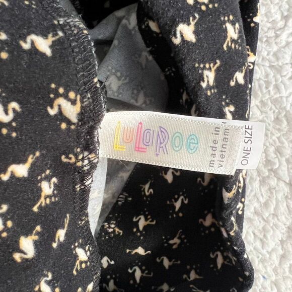 Lularoe Flamingo Leggings Size OS - Picture 3 of 3